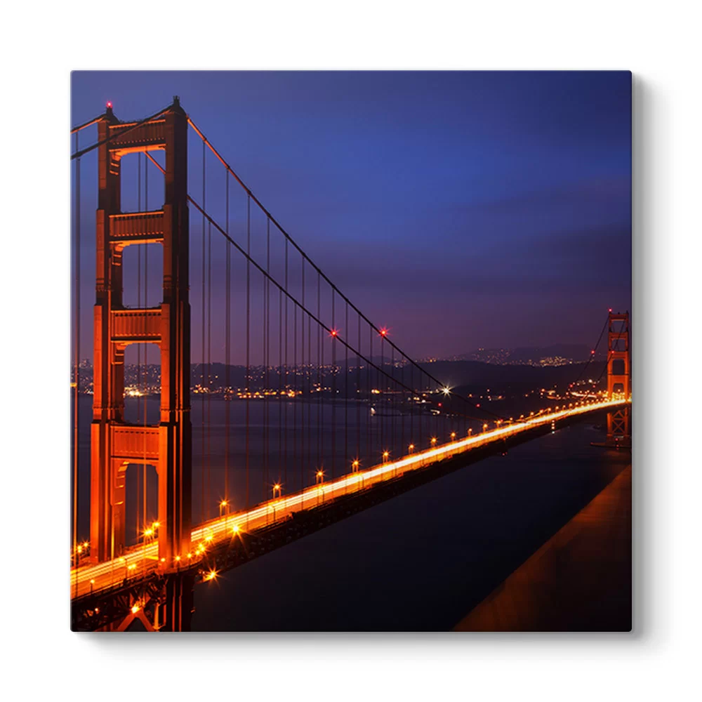 Golden Gate Manzarası Tablosu - Model 3